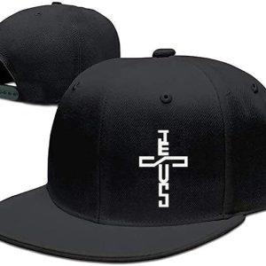 Flat Bill Hats for Men Snapback Skull Hats Black Hat for Teen Boys Skateboard Hats Baseball Cap