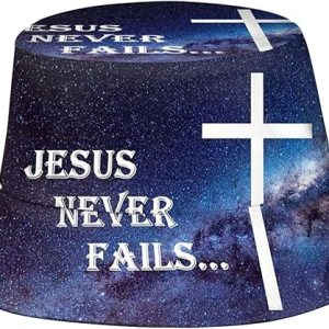 Chirstian Cross Bucket Hats Summer Travel Beach Sun Protection Hats Outdoor Jesus Cross Fisherman Cap for Men Women