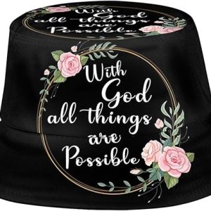 Jesus Bucket Hat Fashion Sun Hat Unisex Beach Hat Fisherman Hat Outdoor Christian Hat