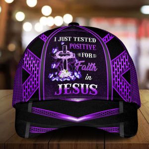 I Just Tested Positive For Faith In Jesus, Jesus Cap Gift UKTO090205
